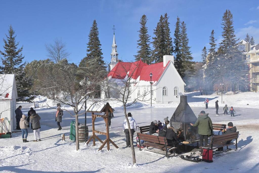 Cozy Lodge In The Mont Tremblant Ski Village Exterior photo